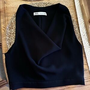 Zara Cowl Neck Tank Top